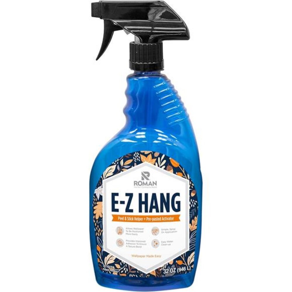E-Z Hang Peel & Stick Wallpaper Helper + Pre-Pasted Activator, 32 Fluid Ounces